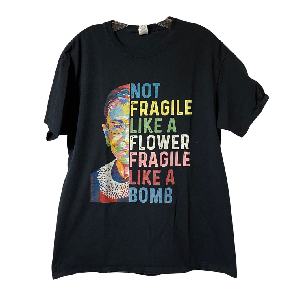 Fruit of the Loom Black Graphic Tee